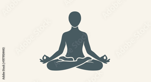 yoga in the lotus position