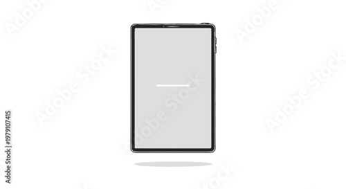 mobile phone isolated on white