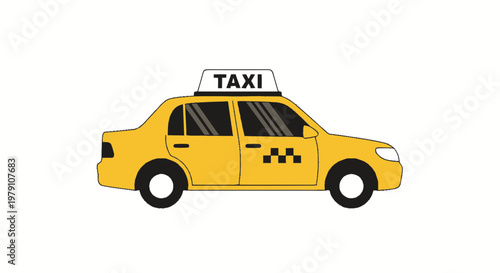 yellow taxi car