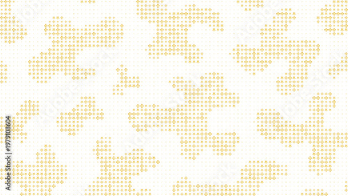 Gold stars and crosses seamless pattern luxury abstract background, Premium golden star and plus symbol repeat design
