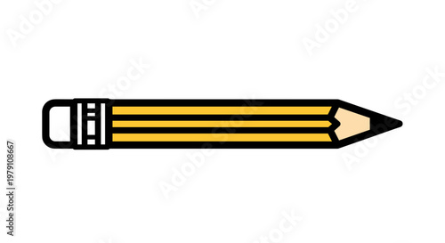 Yellow Pencil Stationery Writing Instrument.