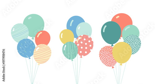 Colorful Balloons in Air.