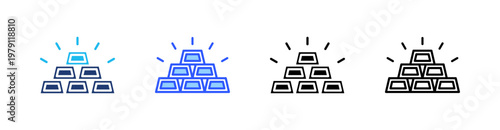 Silver Multiple Style Icon Set Collection Pack Web Banner Vector 