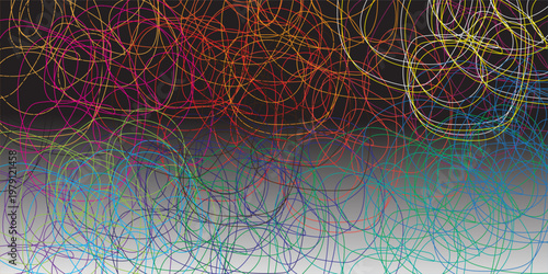 2d illustration. Abstract geometric pattern. Modern art drawing. Digital texture.