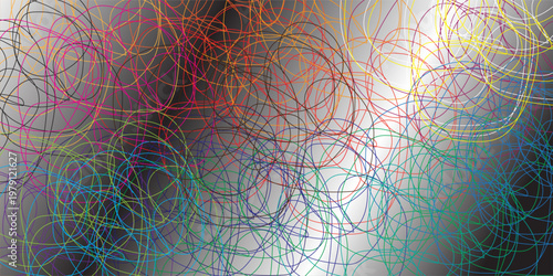 2d illustration. Abstract geometric pattern. Modern art drawing. Digital texture.