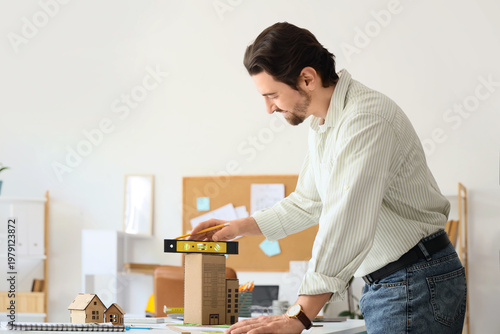 Male construction engineer ...