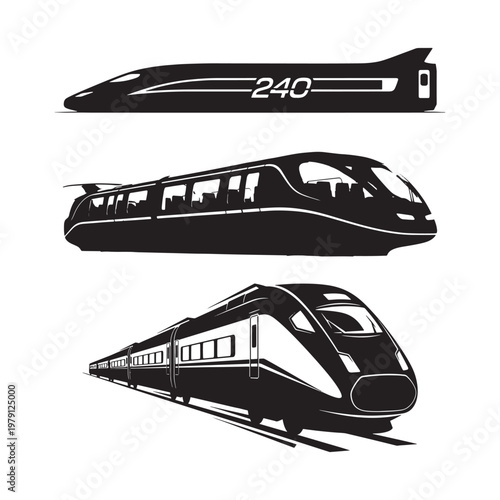 Black and white of three modern cars side by side black car white car gray car side view