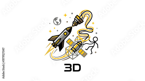 3D Printing a Future Rocket Space Station and Extruder