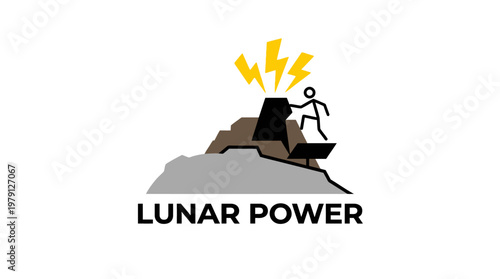 Lunar Power Concept Depicted In A Graphic