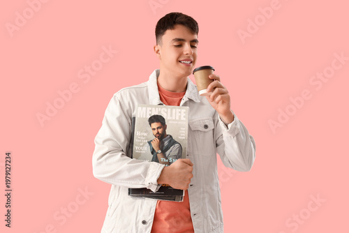 Handsome young man with fas...