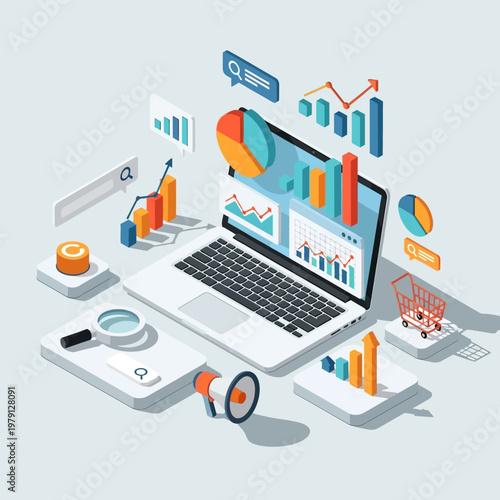 Business analytics and data visualization tools.