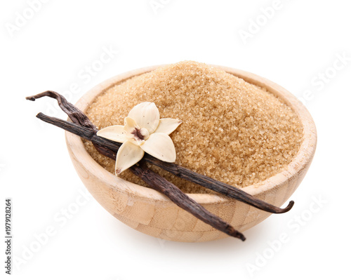 Bowl of sweet vanilla sugar...