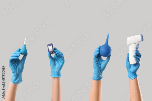 Female doctor's hands with ...