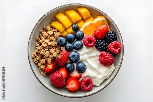 muesli with berries