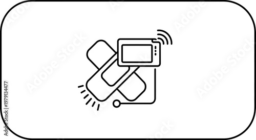 Smart Bandage with Wireless Health Monitoring Device