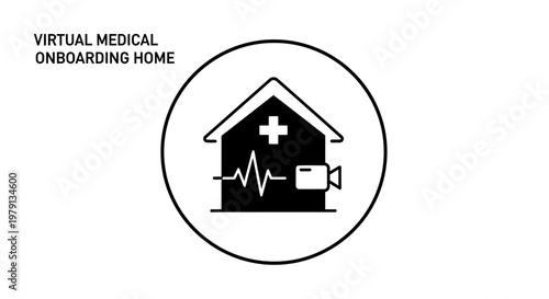 Virtual Medical Onboarding Home: Telemedicine, Healthcare, Remote Work, Video Call