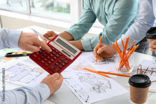 Male constructors working w...