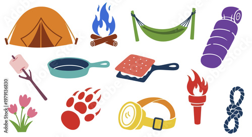 Camping and Outdoor Adventure Gear Collection.