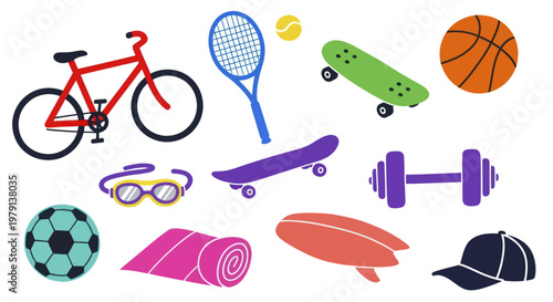 Collection of Sports and Outdoor Recreation Equipment.
