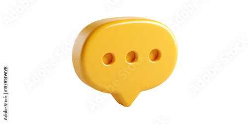 3D speech bubbles - Chat, messenger, social media icon. message, talk, chat, speech, bubble, text, icon