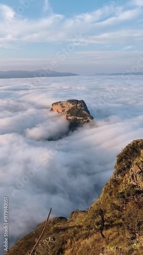 Sunrise at  Four Sticks Lookout in Mexico