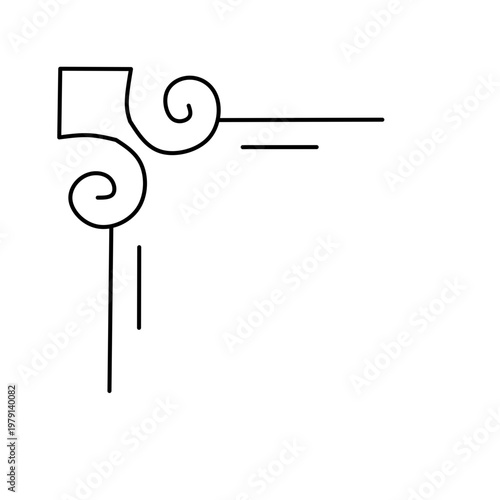 Hand Drawn Ornamental Corner