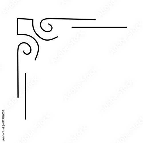 Hand Drawn Ornamental Corner