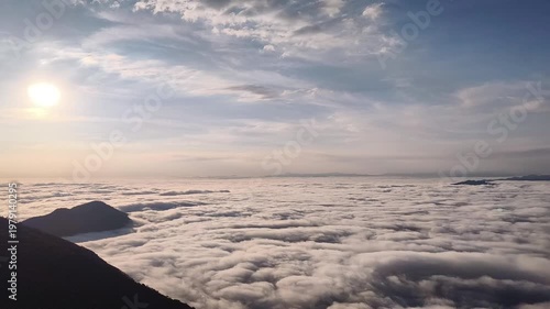 Sunrise at  Four Sticks Lookout in Mexico