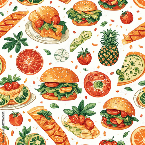 Pattern Food Design Very Cool