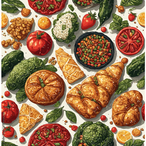 Pattern Food Design Very Cool