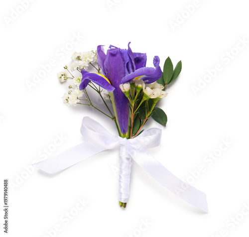 Beautiful boutonniere isola...