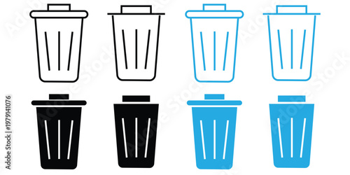 Sign of trash to protect the environment and the area eps 10.