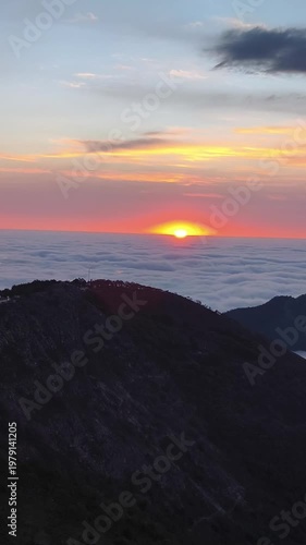 Sunrise at  Four Sticks Lookout in Mexico
