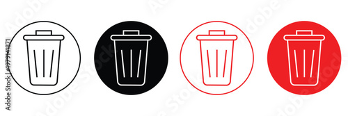 Sign of trash to protect the environment and the area eps 10.