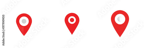 Map marker simple icon, Destination, Spot, Repère, Marcador, Geography symbol, Point of interest.