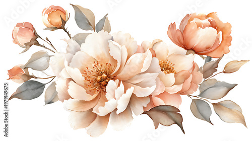 A flower bouquet with pink and white flowers