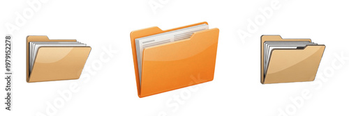 Folder open icon, Browsing directory, Dossier ouvert, Carpeta abierta, Active file storage, Exploration.