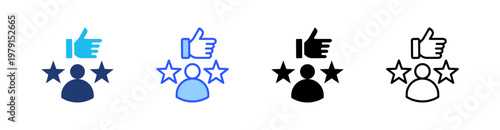 Confident Multiple Style Icon Set Collection Pack Web Banner Vector 