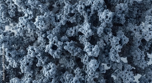 Abstract Microscopic Structure - Conceptual Science Visualization