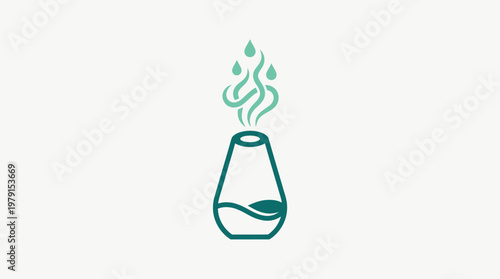 Minimalist Aromatherapy Diffuser Icon