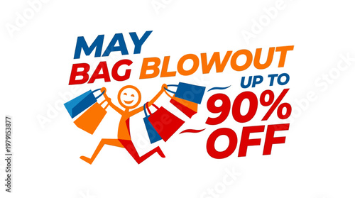 May Bag Blowout Sale Advertisement