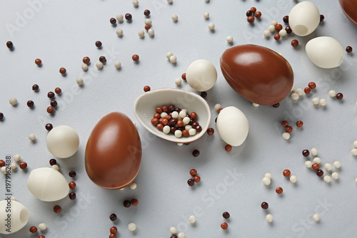 Sweet chocolate with scatte...