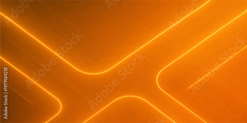 Abstract orange and yellow vector background featuring soft golden waves and silk texture with a gradient motion design for a decorative art wallpaper