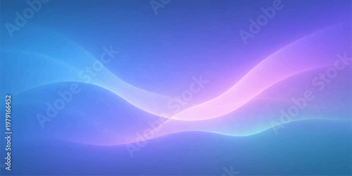 A smooth abstract blue wave background features soft light gradients and flowing vector lines to create a dynamic motion pattern with an elegant texture for a modern art wallpaper design