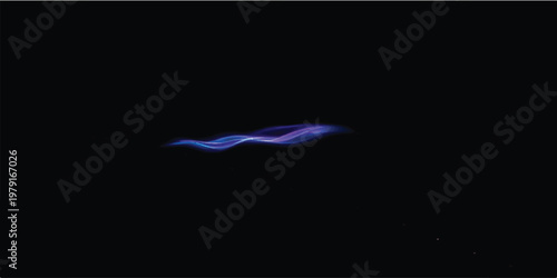 Abstract blue background vector illustration with an alpha matte channel featuring a dark sea water design and light artistic smoke