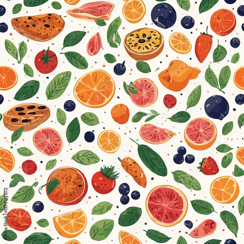 pattern food design very cool