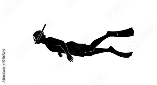 Scuba Diver in Full Gear.