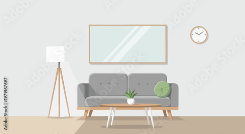 Modern Living Room Sofa and Furniture.