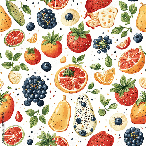 pattern food design very cool