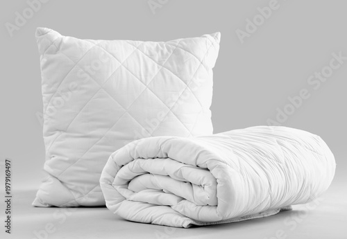Folded blanket and pillow o...